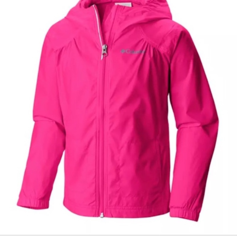 Columbia Pink Rain Jacket Kids